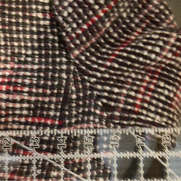 Black Plum White Suit Blazer Lined 2P  (B7) - Picture 8 of 10